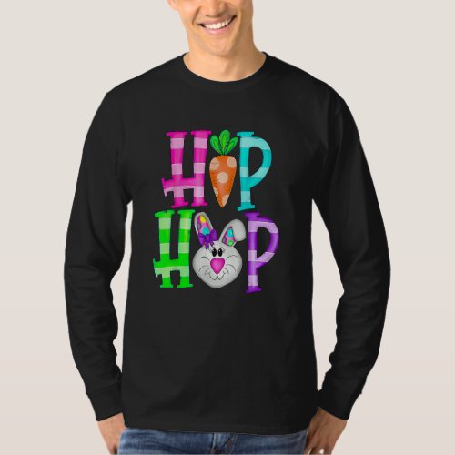 Hip Hop Cute Bunny   For Easter Toddler T_Shirt