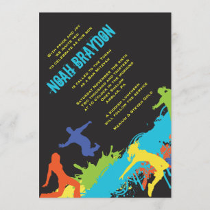 HIP HOP DANCE Bat Bar Mitzvah Invitation