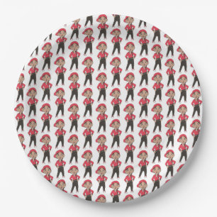 Hip Hop Dance Party Hiphop Breakdancing Recital Paper Plates