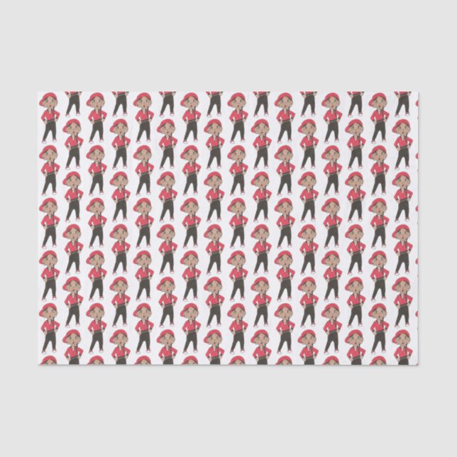 Hip Hop Dance Teacher Hiphop Breakdancing Recital Tissue Paper (Front)