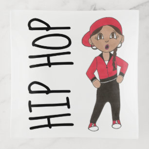 Hip Hop Dance Teacher Hiphop Breakdancing Recital Trinket Tray