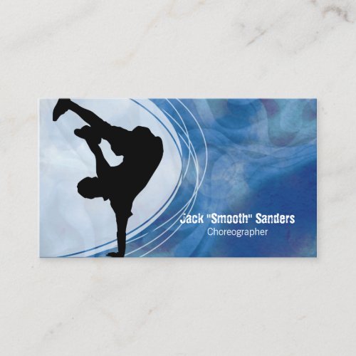 Hip Hop Dancer Grunge Choreographer Business Card
