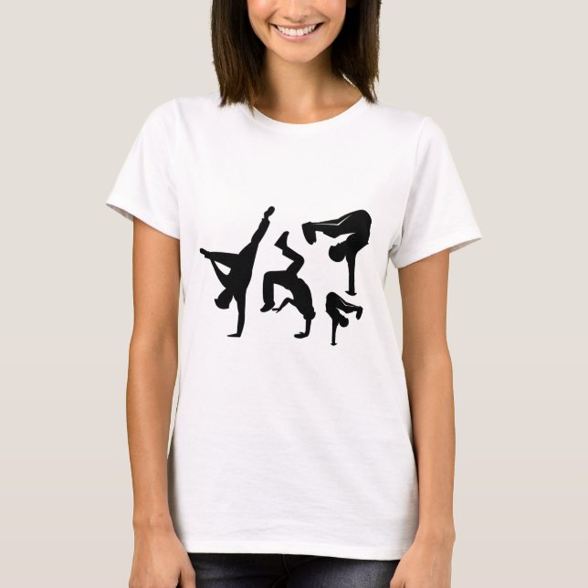 hip hop dancer T-Shirt (Front)