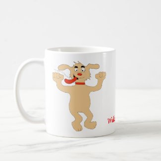 Hip Hop Dancing Cartoon Dog Travel Mug