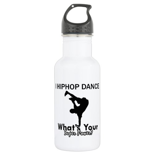 Hip Hop dancing designs Stainless Steel Water Bottle