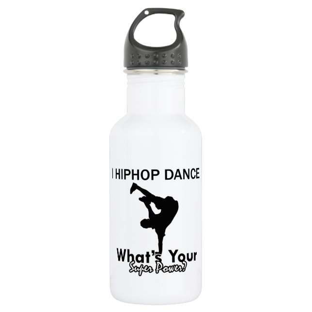 Hip Hop dancing designs Stainless Steel Water Bottle (Front)