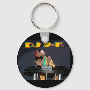 Hip Hop DJ 2-K Keychain