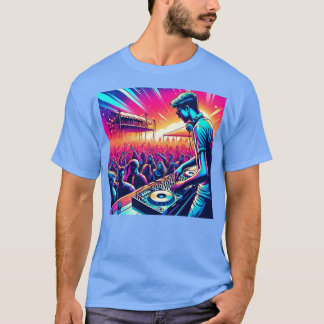 Hip Hop DJ Retro Vintage Album Bronx Party Collect T-Shirt