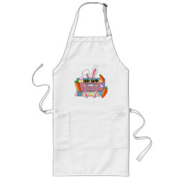 Hip-Hop Easter Bunny Mixtape – Retro Cassette Long Apron