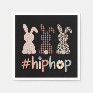 Hip Hop Easter Bunny Spring Cute Napkins