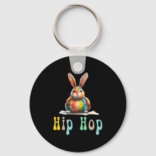 Hip Hop Easter Funny Easter Bunny T Shirt  Keychain