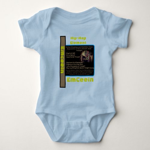Hip Hop Element  of Emceein T_Shirt Baby Bodysuit