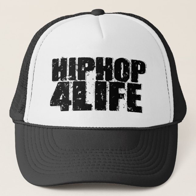 Hip Hop For Life  Trucker Hat (Front)