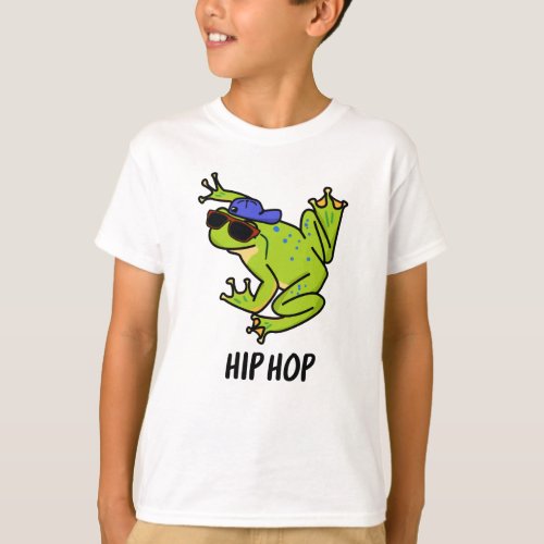 Hip Hop Funny Hopping Frog Pun T_Shirt