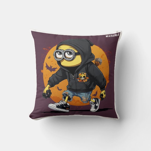 Hip Hop Funny Moves Vibe Throw Pillow (Front)