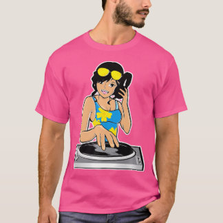 Hip Hop Girl Inspirational Dj T-Shirt