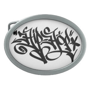 Hip Hop Graffiti Belt Buckle