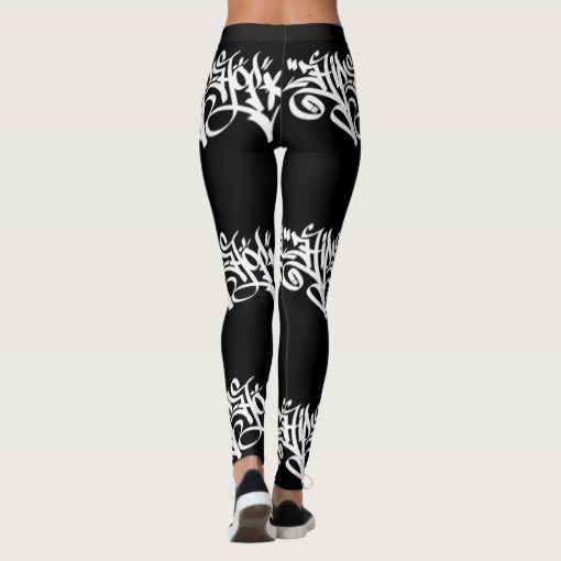 Hip Hop Graffiti Leggings | Zazzle