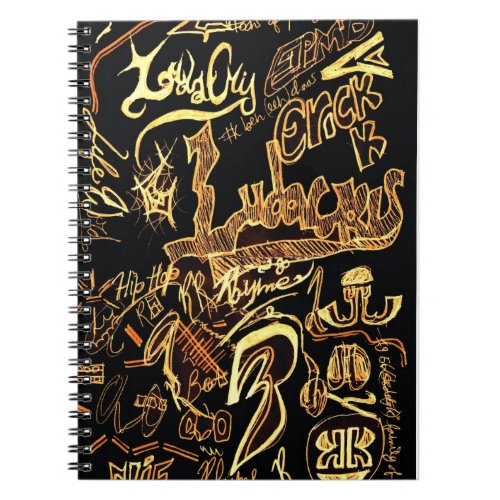 Hip Hop Graffiti Notebook