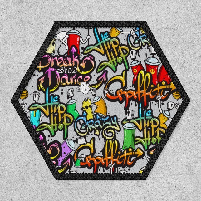 Hip Hop Graffiti Patch (Front)