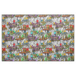 Hip Hop Graffiti Pattern fabric