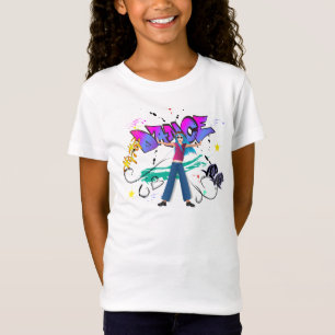 Hip Hop Grafitti Girl T-Shirt