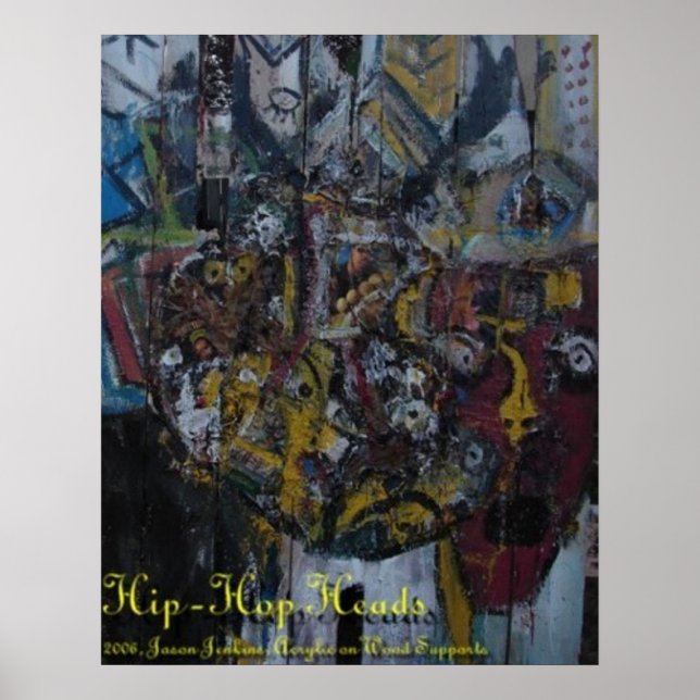 HIP HOP HEADS POSTER (Front)