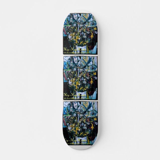 HIP HOP HEADS SKATEBOARD DECK (Front)