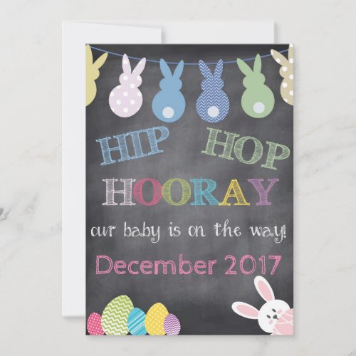 Hip Hop Hooray Easter Pregnancy Announcement