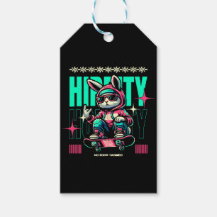 Hip-Hop Hoppity - Skater Bunny Easter Gift Tags