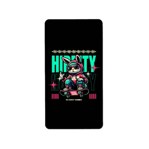 Hip_Hop Hoppity _ Skater Bunny Easter Label