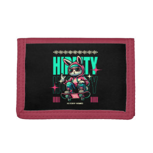 Hip-Hop Hoppity - Skater Bunny Easter Trifold Wallet