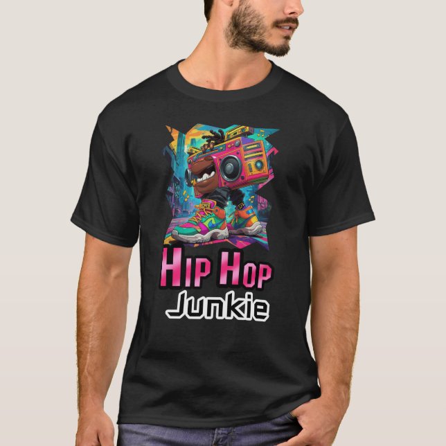 Hip-Hop Junkie T-Shirt (Front)