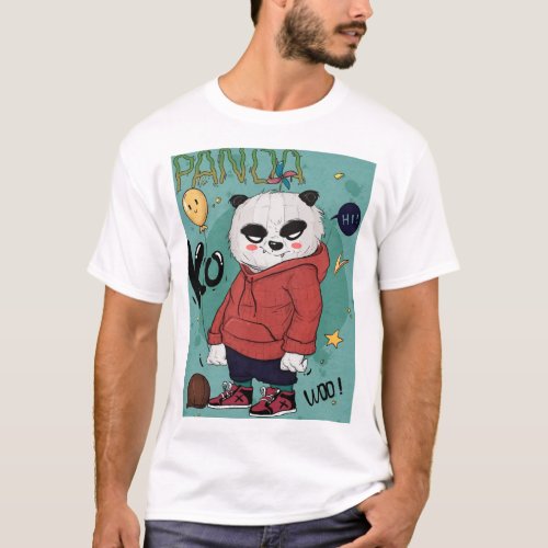hip hop kung fu panda T_Shirt