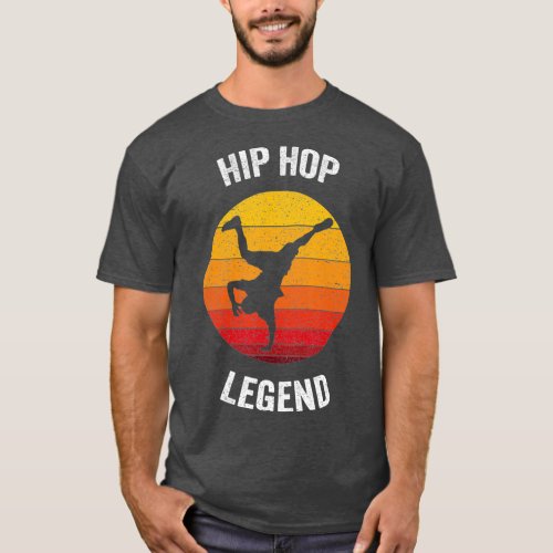 Hip Hop Legend  Vintage Old School 90s Rap Music T_Shirt