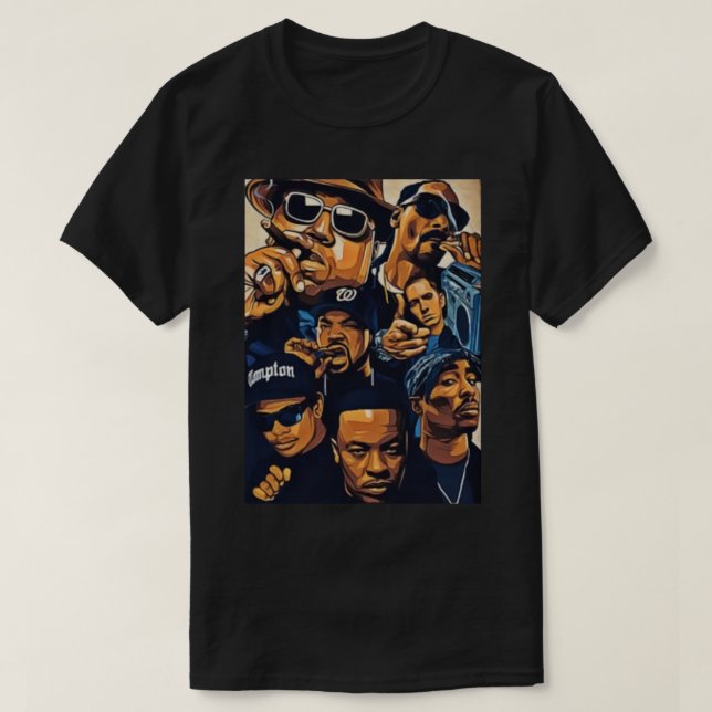 Hip Hop Legends all Together Classic T-Shirt (Design Front)