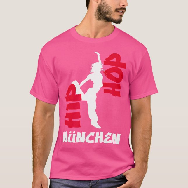 Hip-Hop Munich Dancing Music Graffiti T-Shirt (Front)
