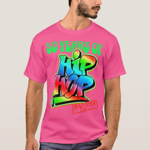Hip Hop Music 50Th Anniversary Black History Men D T-Shirt