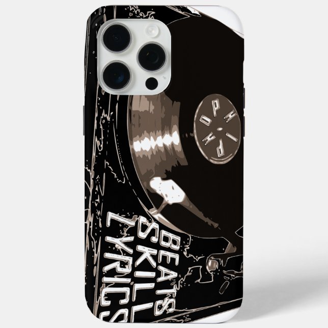 HIP HOP MUSIC BEATS SKILL LYRICS Case-Mate iPhone CASE (Back)