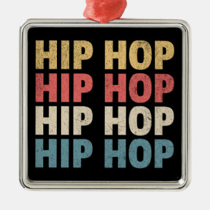 Hip Hop music Metal Ornament
