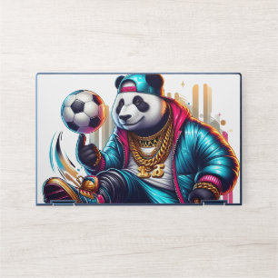 Hip Hop Panda Soccer Football Summer Sports HP Laptop Skin