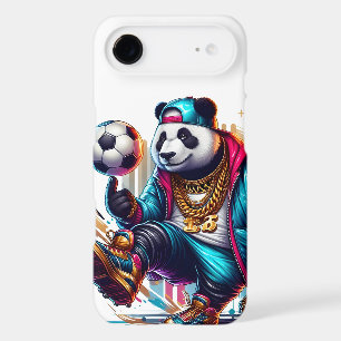 Hip Hop Panda Soccer Football Summer Sports iPhone 17 Air Case