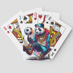 Hip Hop Panda Soccer Football Summer Sports Poker Cards