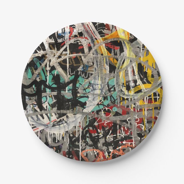 hip hop paper plates (Front)