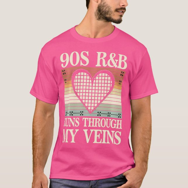 Hip-Hop Party Millennial Girl Retro 90'S Rb T-Shirt (Front)