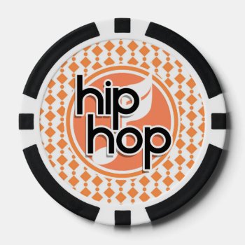 Hip Hop Poker Chips by MusicPlanet at Zazzle