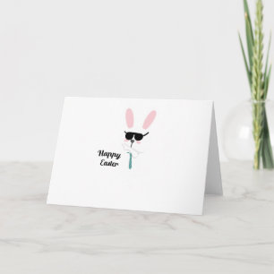 Hip Hop Rabbit Bunny Easter Boys n Kids Men Adults Holiday Card