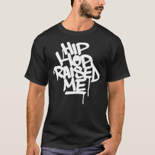 Hip Hop Raised Me White Spray Paint Essential T-Shirt