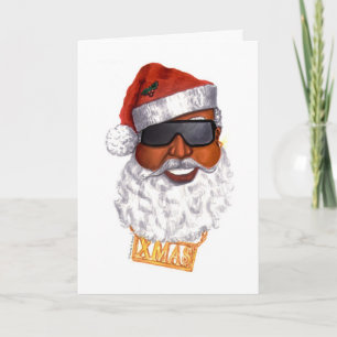 Hip Hop Santa Holiday Card