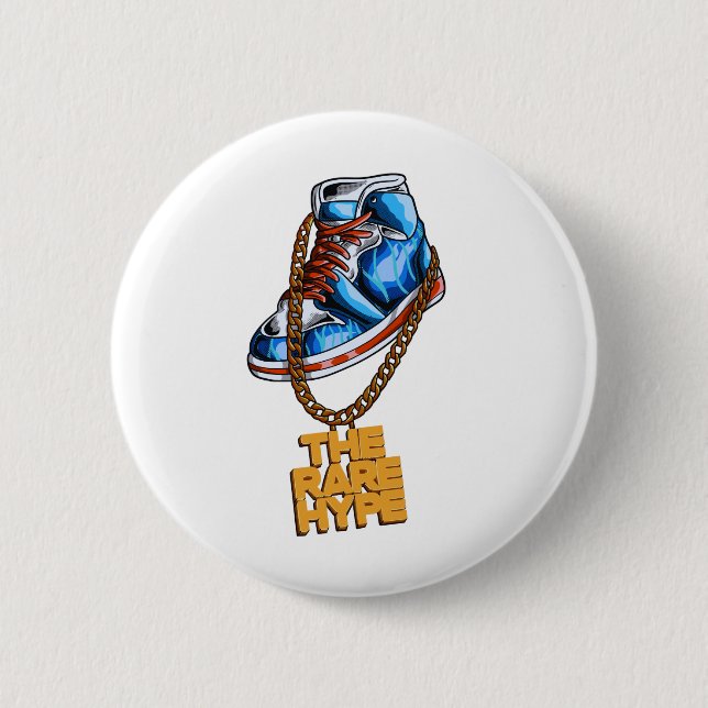 Hip hop shoes rare hype chain vector button (Front)